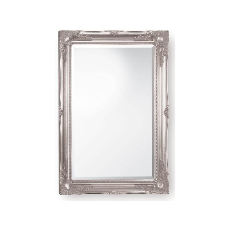 Classic Swept Frame Ornate Mirror - Silver Classic Swept Frame Ornate Mirror - Silver