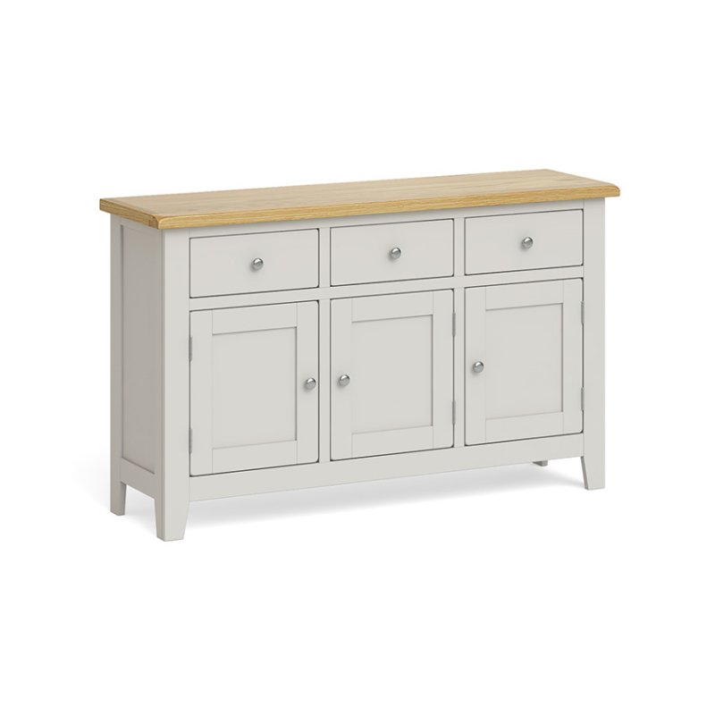 Hedon Dining Light Grey Oak 3 Door Large Sideboard Hedon Dining Light Grey Oak 3 Door Large Sideboard