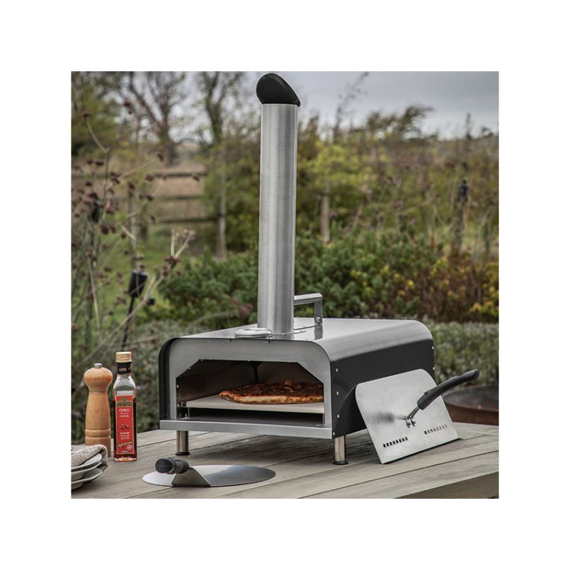 Outdoor Home Pellet Pizza Oven - Black Outdoor Home Pellet Pizza Oven - Black