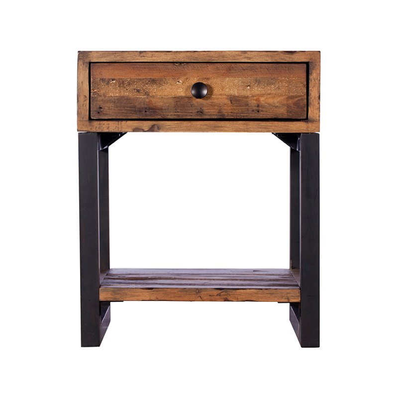 Halsey Reclaimed Lamp Table Halsey Reclaimed Lamp Table