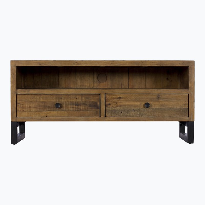 Halsey Reclaimed TV Unit with Drawers Halsey Reclaimed TV Unit with Drawers