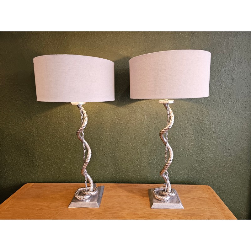 Rope Lamps pair (H90cm x W45cm) Rope Lamps pair (H90cm x W45cm)