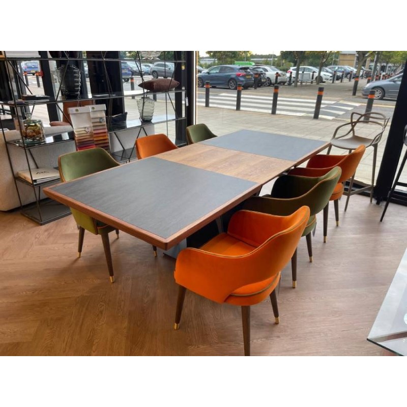 Agatone 2.0m Extending Dining Table and 6 Syros Chairs Agatone 2.0m Extending Dining Table and 6 Syros Chairs