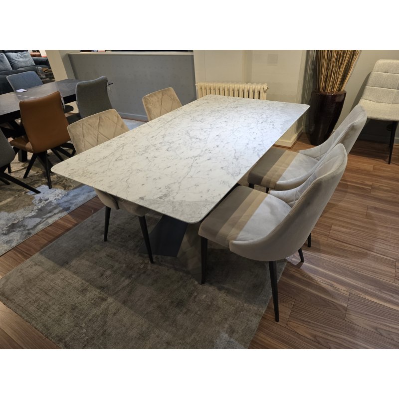 Toscana 160cm Dining Table & 6x Amy Chairs Toscana 160cm Dining Table & 6x Amy Chairs