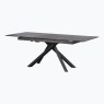 Santiago 160cm Dark Grey Extending Dining Table