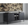 Pica 202cm Sideboard with inside central shelf Veneer Wood Pica 202cm Sideboard with inside central shelf Veneer Wood