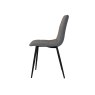 Path Light Grey Chair with Black Leg Path Light Grey Chair with Black Leg