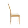 Ercol Bosco Oak Dining Chair Cream Fabric Ercol Bosco Oak Dining Chair Cream Fabric