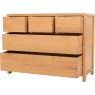 Ercol Bosco Bedroom Oak 5 Drawer Wide Chest Ercol Bosco Bedroom Oak 5 Drawer Wide Chest