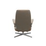 Stressless Consul Medium Cross Base Chair & Stool Stressless Consul Medium Cross Base Chair & Stool