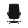 Stressless Consul Medium Leather Office Chair Batick Black Stressless Consul Medium Leather Office Chair Batick Black