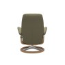 Stressless Consul Medium Chair & Stool Signature Base Stressless Consul Medium Chair & Stool Signature Base