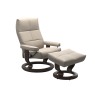 Stressless David Medium Recliner Classic Medium Recliner Chair & Stool Stressless David Medium Recliner Classic Medium Recliner Chair & Stool