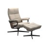 Stressless David Medium Recliner Cross Medium Recliner Chair & Stool Stressless David Medium Recliner Cross Medium Recliner Chair & Stool