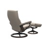 Stressless David Medium Recliner Signature Medium Recliner Chair & Stool Stressless David Medium Recliner Signature Medium Recliner Chair & Stool