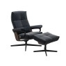 Stressless David Large Recliner Cross Recliner Large Chair & Stool Stressless David Large Recliner Cross Recliner Large Chair & Stool