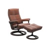 Stressless David Large Recliner Signature Large Recliner Chair & Stool Stressless David Large Recliner Signature Large Recliner Chair & Stool