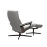 Stressless David Small Recliner Cross Small Recliner Chair & Stool Stressless David Small Recliner Cross Small Recliner Chair & Stool