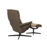 Stressless Mayfair Large Cross Base Chair & Stool Stressless Mayfair Large Cross Base Chair & Stool