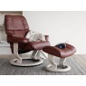 Stressless Reno Medium Chair and Stool Stressless Reno Medium Chair and Stool