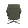 Stressless Reno Medium Cross Chair & Stool Stressless Reno Medium Cross Chair & Stool