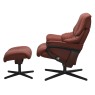 Stressless Reno Small Cross Chair & Stool Stressless Reno Small Cross Chair & Stool