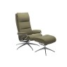 Stressless Tokyo Star Recliner Chair w/ High Back and Footstool Stressless Tokyo Star Recliner Chair w/ High Back and Footstool