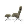 Stressless Tokyo Star Recliner Chair w/ High Back and Footstool Stressless Tokyo Star Recliner Chair w/ High Back and Footstool