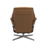 Stressless Reno Large Cross Chair & Stool Stressless Reno Large Cross Chair & Stool