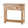 Hemingford Oak 2 Drawer Console Table Hemingford Oak 2 Drawer Console Table