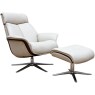 G Plan Ergoform Lund Chair and Stool - Upholstered Sides G Plan Ergoform Lund Chair and Stool - Upholstered Sides