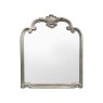 Shenstone Silver Mirror 41 x 45,Stately, shaped over-mantle mirror Lightly aged silver leafed fin Shenstone Silver Mirror 41 x 45,Stately, shaped over-mantle mirror Lightly aged silver leafed fin