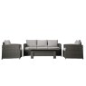 Sorrento 5 Seater Lounge Set in Grey Sorrento 5 Seater Lounge Set in Grey