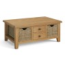 Brenton Dining Large Coffee Table With Basket