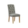 Brenton Dining Grey Button Back Upholstered Dining Chair