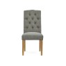 Brenton Dining Grey Button Back Upholstered Dining Chair Brenton Dining Grey Button Back Upholstered Dining Chair