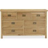 Fairfax Compact Bedroom Oak 3 Over 4 Chest of Drawers Fairfax Compact Bedroom Oak 3 Over 4 Chest of Drawers