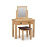 Fairfax Compact Bedroom Oak Dressing Table Set