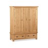 Fairfax Bedroom Oak Triple Wardrobe