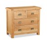 Fairfax Bedroom Oak 2 Over 2 Chest of Drawers