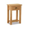 Fairfax Compact Oak Telephone Table