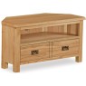 Fairfax Compact Oak Corner TV Unit