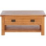 Fairfax Oak Large Coffee Table With Shelf Fairfax Oak Large Coffee Table With Shelf