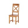 Fairfax Oak Cross Back Chair - Wooden Seat Fairfax Oak Cross Back Chair - Wooden Seat