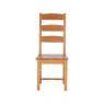 Fairfax Oak Ladder Back Chair - Wooden Seat Fairfax Oak Ladder Back Chair - Wooden Seat