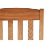 Fairfax Oak Slat Back Chair - PU Seat Fairfax Oak Slat Back Chair - PU Seat