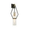 Raef Large Bronze and Brass 1 Light Wall Sconce