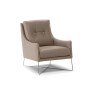 Natuzzi Editions Amicizia Armchair With Metal Feet Natuzzi Editions Amicizia Armchair With Metal Feet