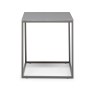 Natuzzi Editions Hydra Square Corner Coffee Table - Matt Beton