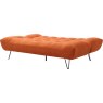 Marcello 3 Seater Orange Sofa Bed Marcello 3 Seater Orange Sofa Bed